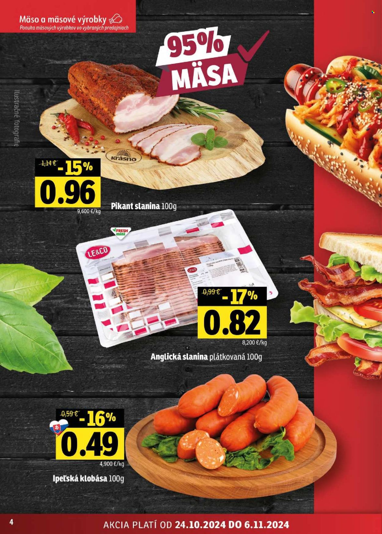 Leták FRESH - 24.10.2024 - 6.11.2024. Strana 4