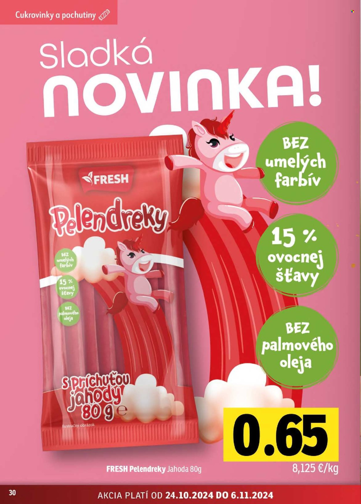 Leták FRESH - 24.10.2024 - 6.11.2024. Strana 30