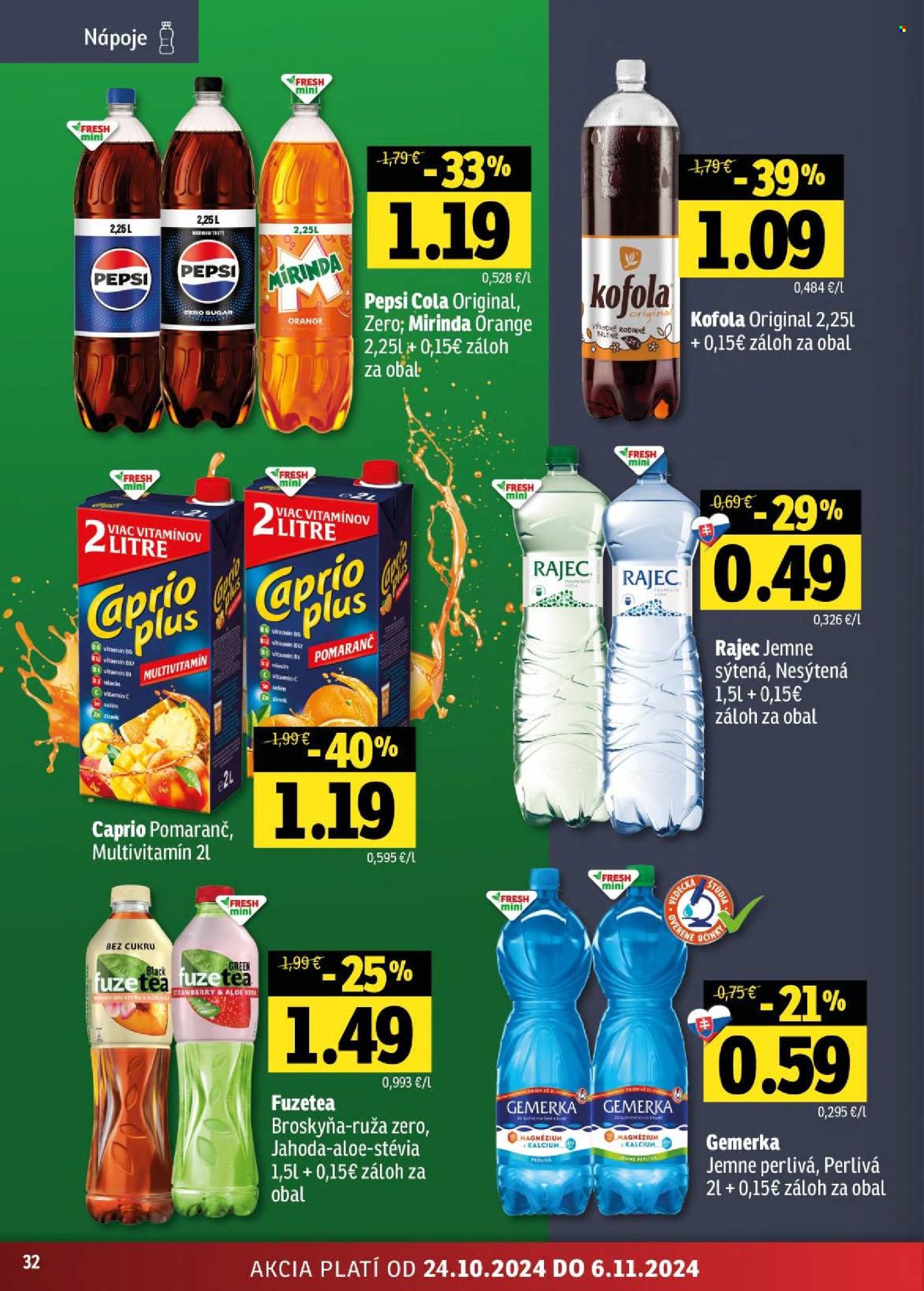 Leták FRESH - 24.10.2024 - 6.11.2024. Strana 32