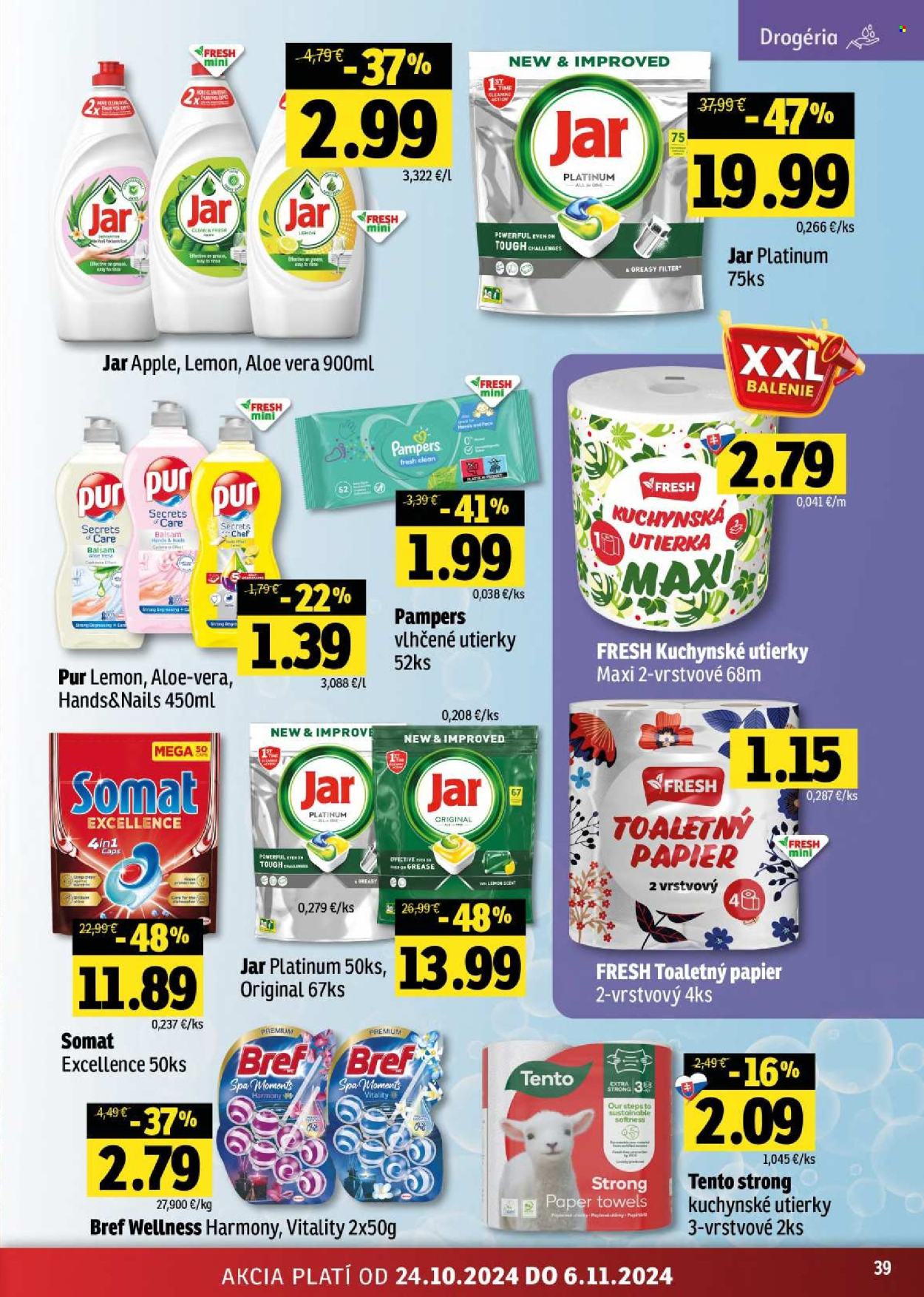 Leták FRESH - 24.10.2024 - 6.11.2024. Strana 39