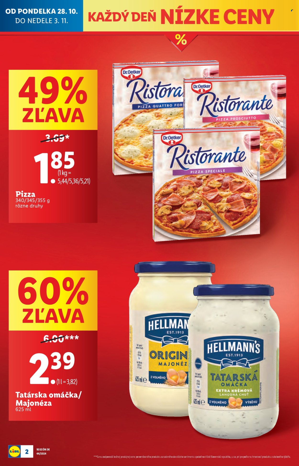 Leták Lidl - 28.10.2024 - 3.11.2024. Strana 2