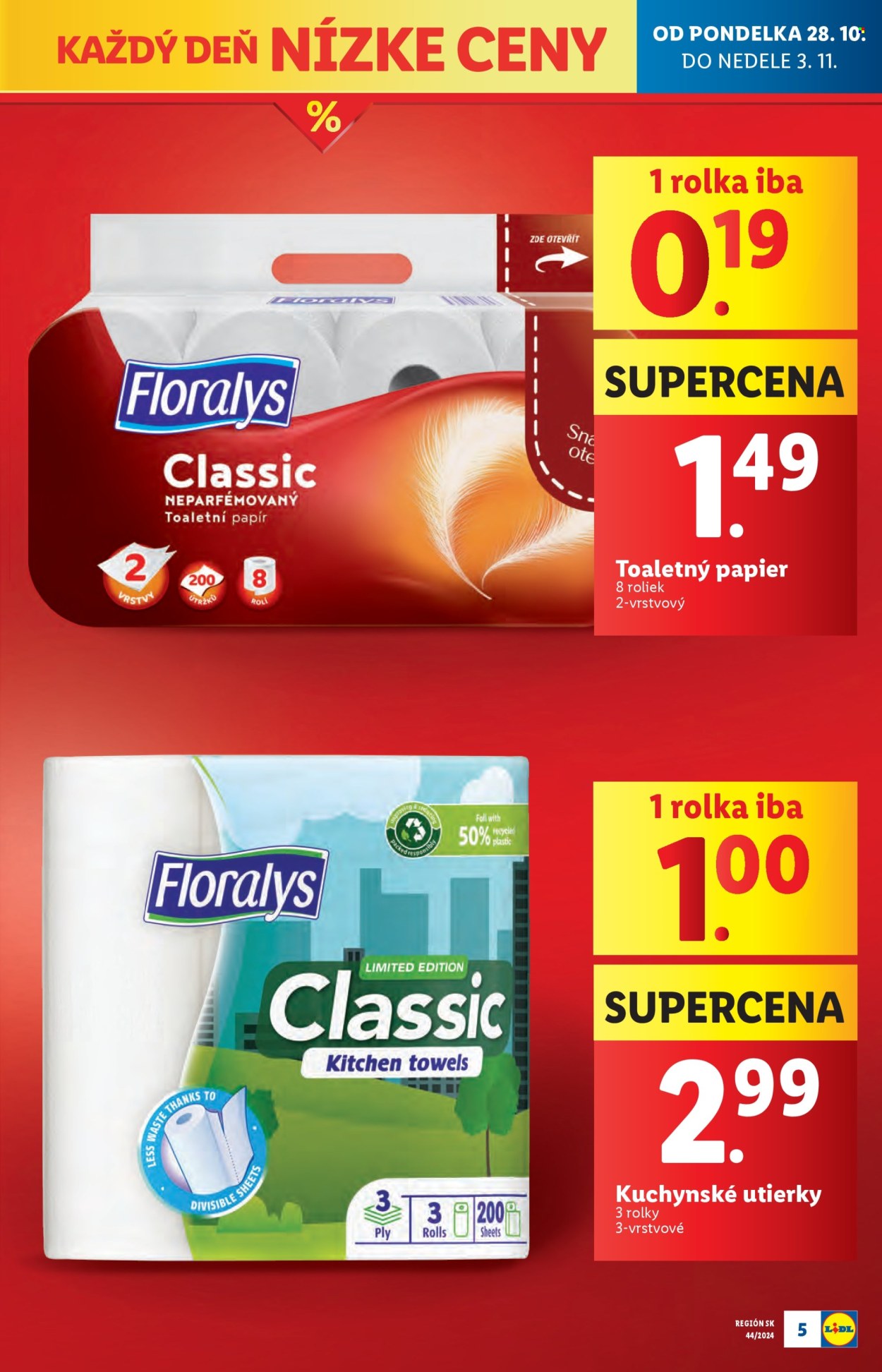 Leták Lidl - 28.10.2024 - 3.11.2024. Strana 5