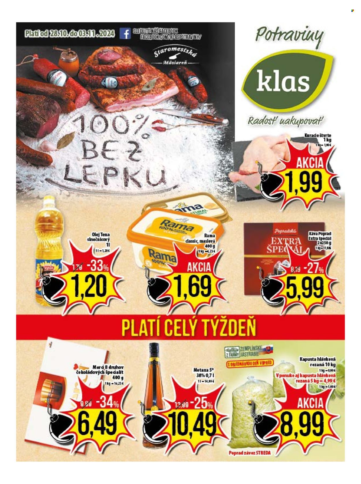 Leták Klas - 28.10.2024 - 3.11.2024. Strana 1