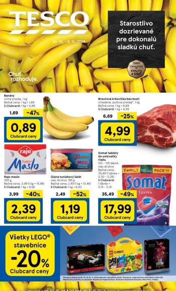 Leták TESCO - 30.10.2024 - 5.11.2024.