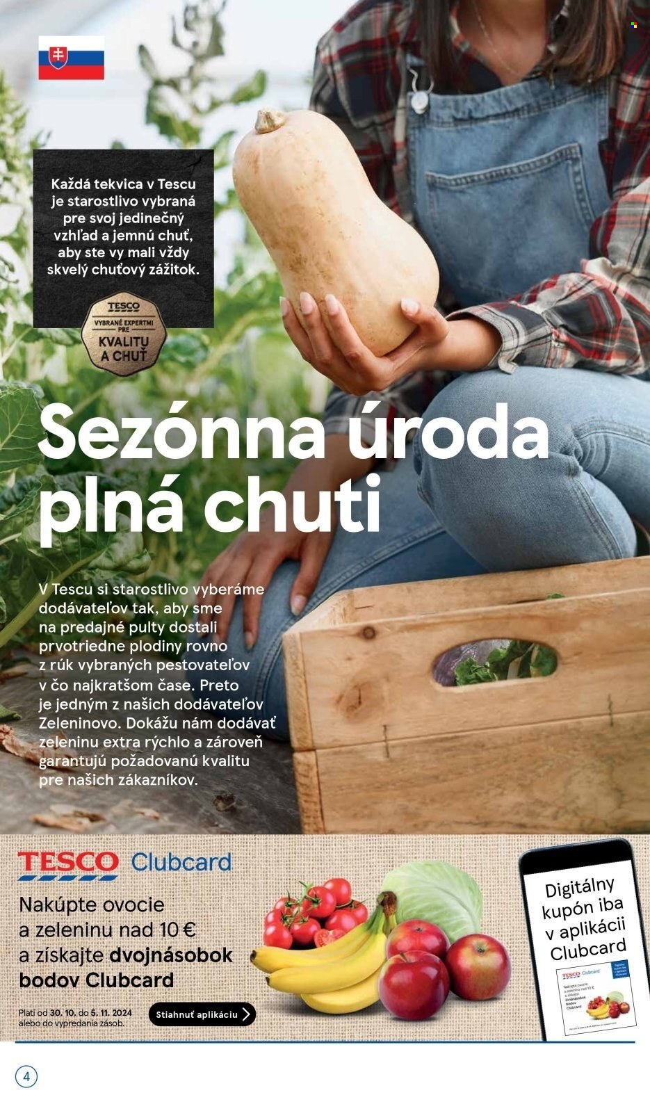 Leták TESCO - 30.10.2024 - 5.11.2024. Strana 4