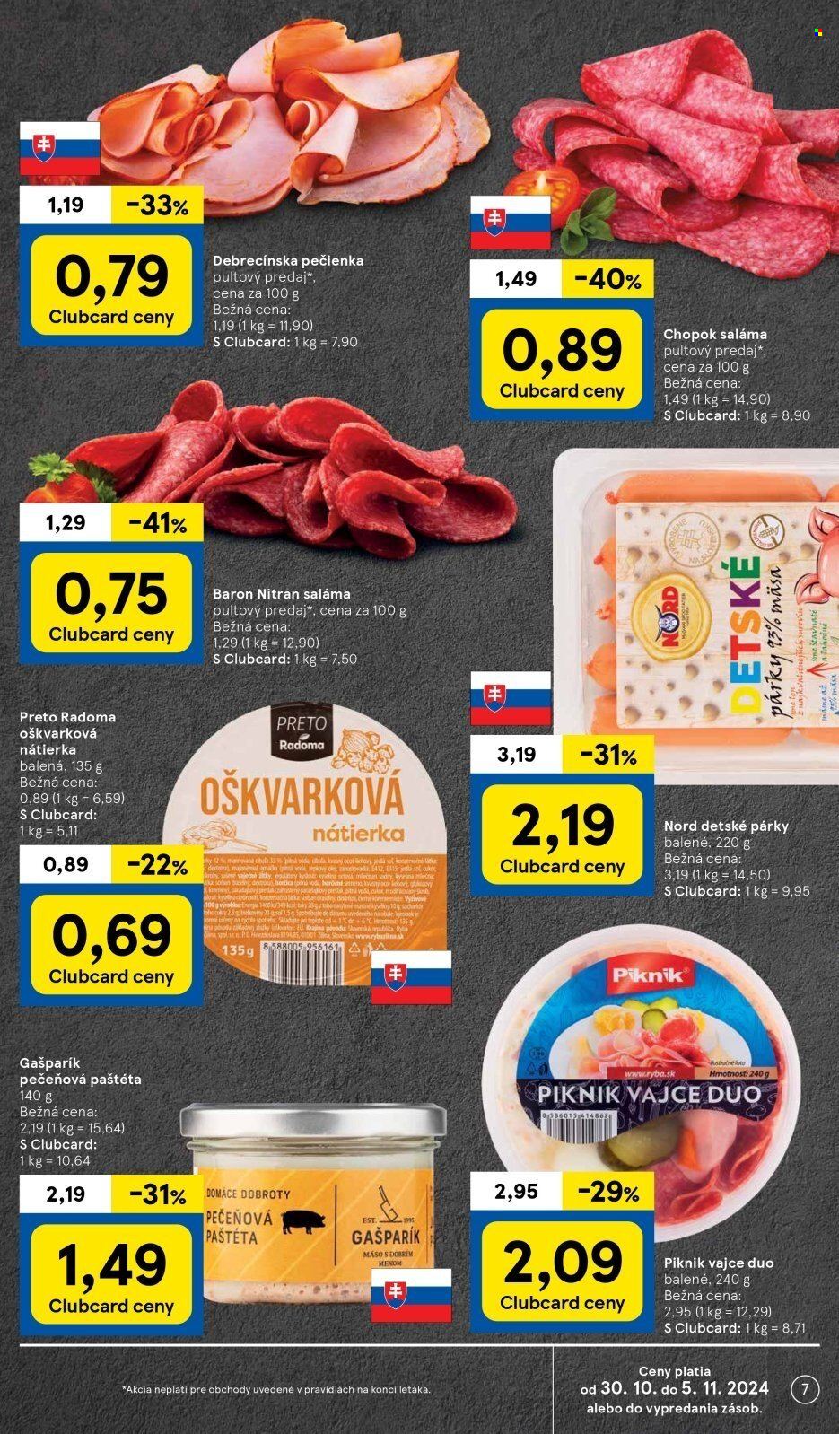 Leták TESCO - 30.10.2024 - 5.11.2024. Strana 7