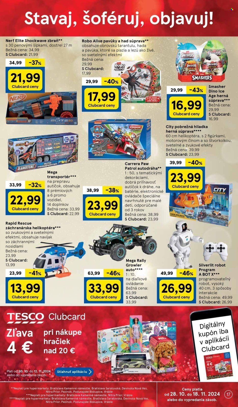 Leták TESCO - 30.10.2024 - 5.11.2024. Strana 17