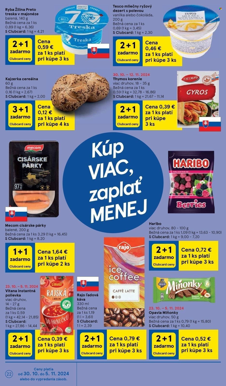 Leták TESCO - 30.10.2024 - 5.11.2024. Strana 22