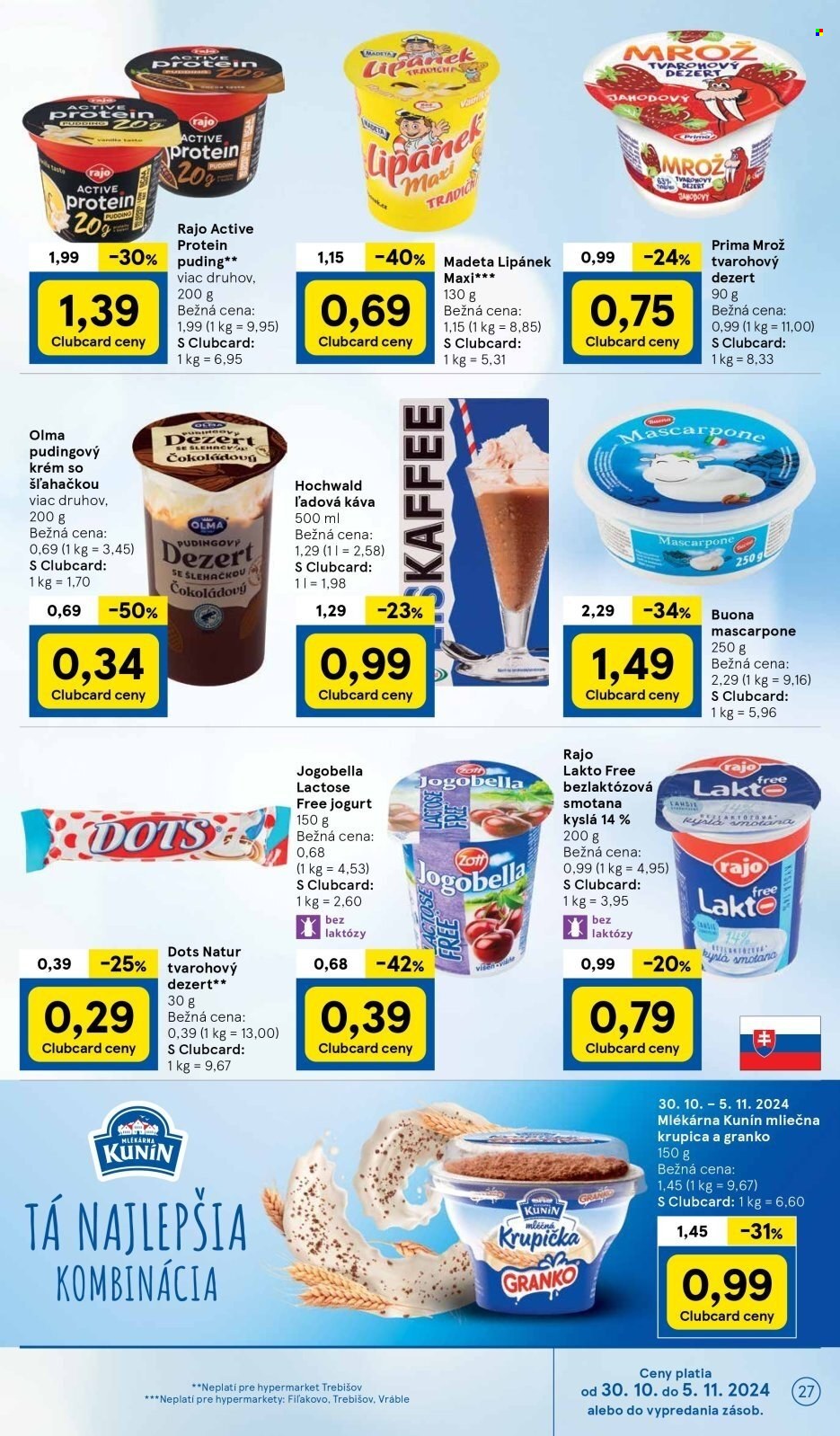 Leták TESCO - 30.10.2024 - 5.11.2024. Strana 27