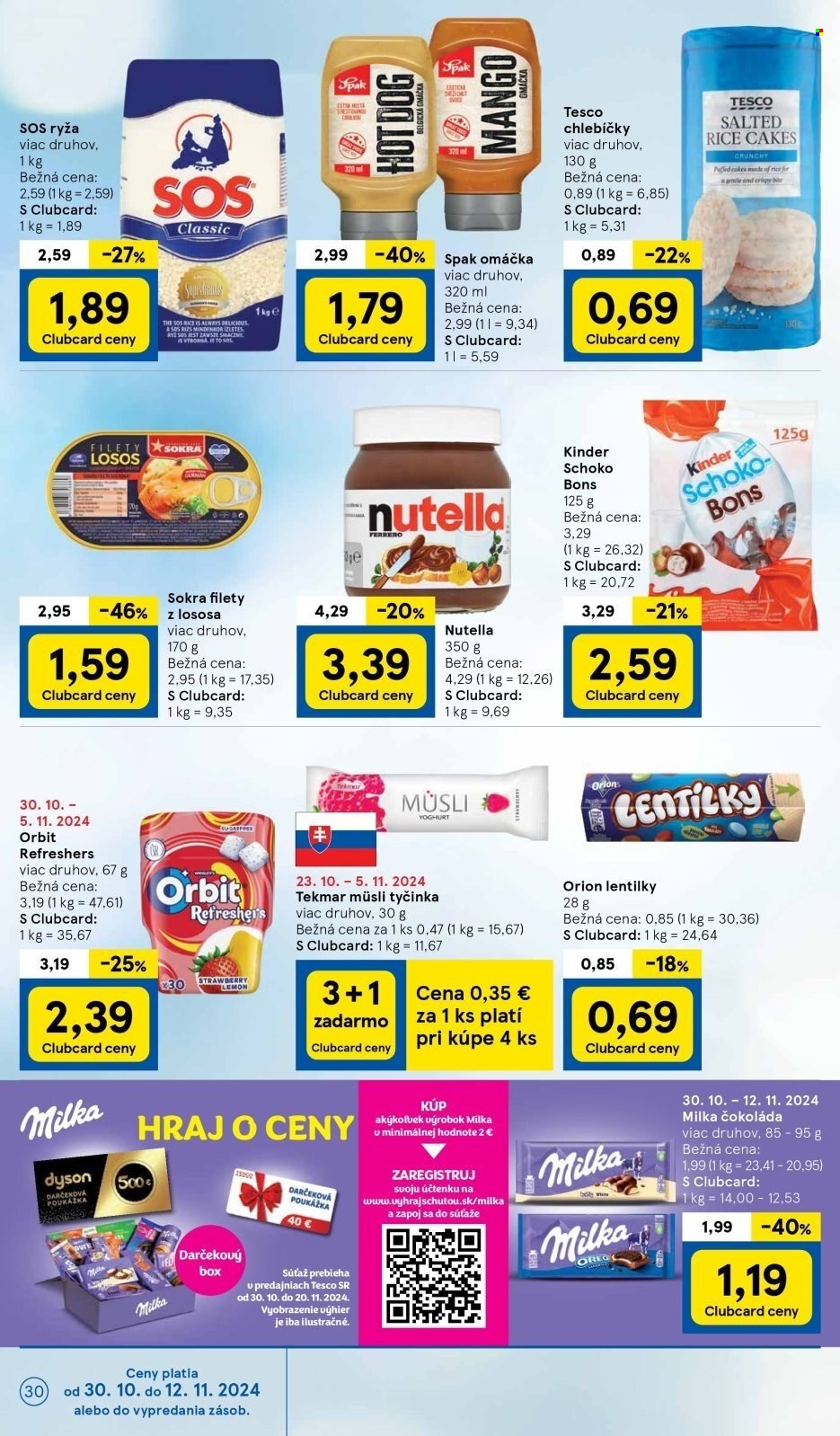 Leták TESCO - 30.10.2024 - 5.11.2024. Strana 30