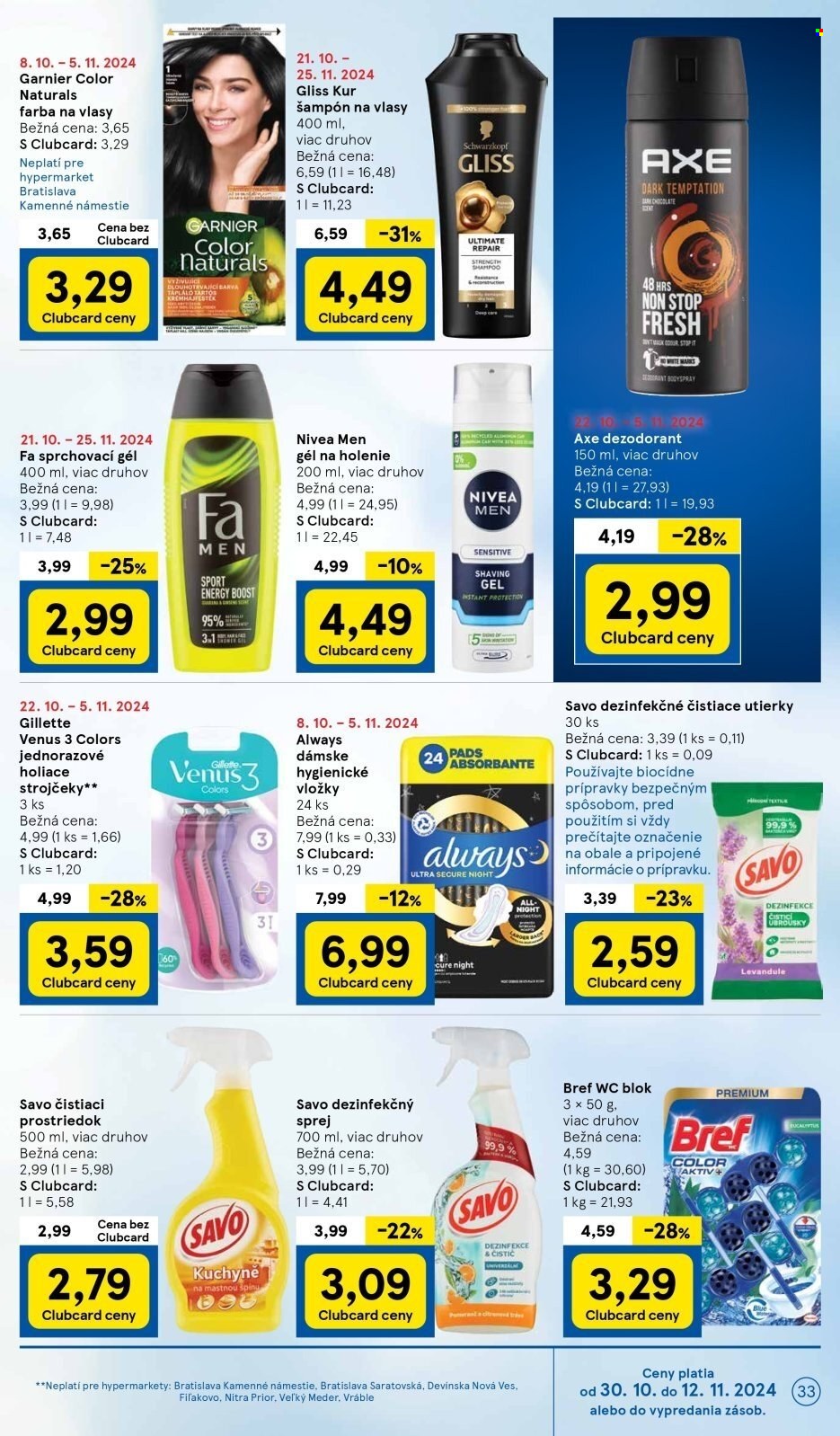 Leták TESCO - 30.10.2024 - 5.11.2024. Strana 33