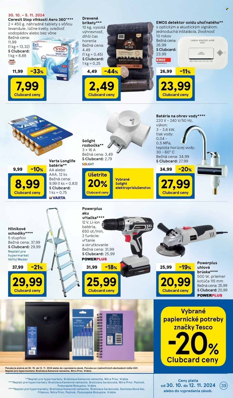 Leták TESCO - 30.10.2024 - 5.11.2024. Strana 39