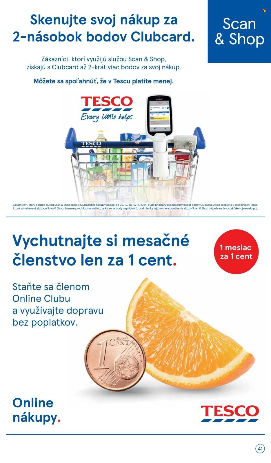 Leták TESCO - 30.10.2024 - 5.11.2024. Strana 41