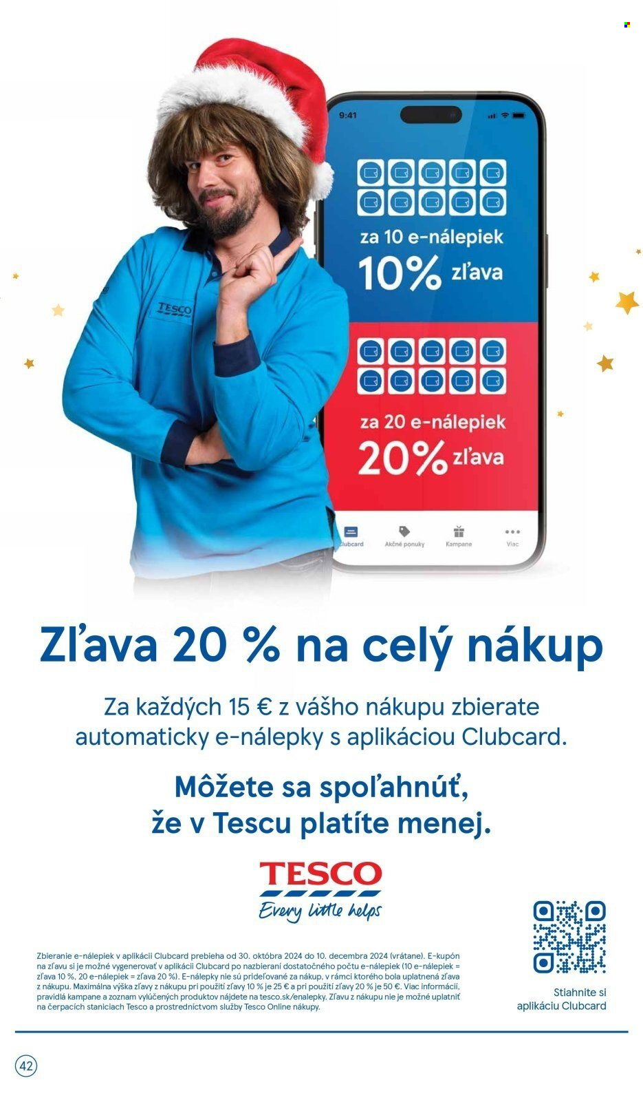 Leták TESCO - 30.10.2024 - 5.11.2024. Strana 42