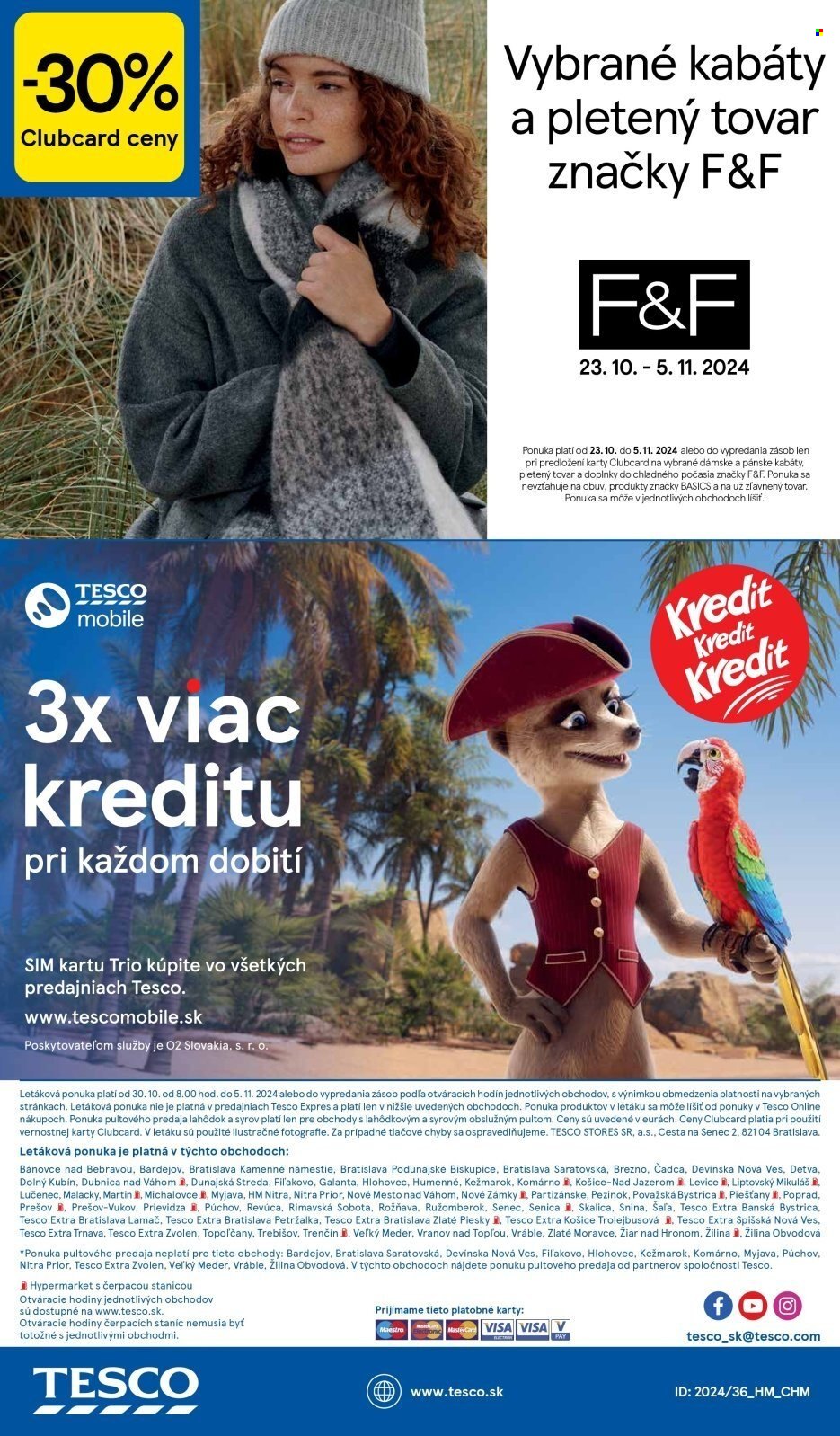Leták TESCO - 30.10.2024 - 5.11.2024. Strana 43