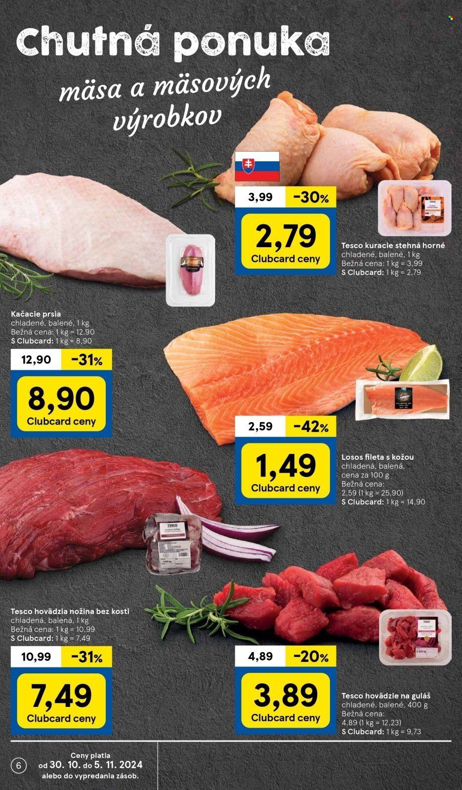 Leták TESCO supermarket - 30.10.2024 - 5.11.2024. Strana 6