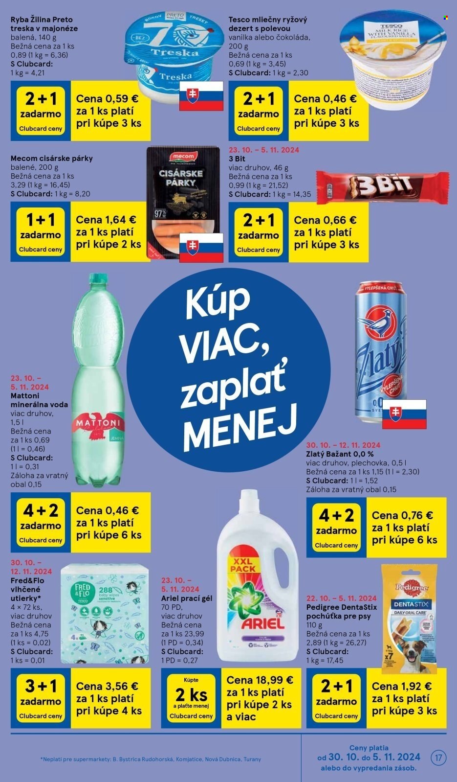Leták TESCO supermarket - 30.10.2024 - 5.11.2024. Strana 17