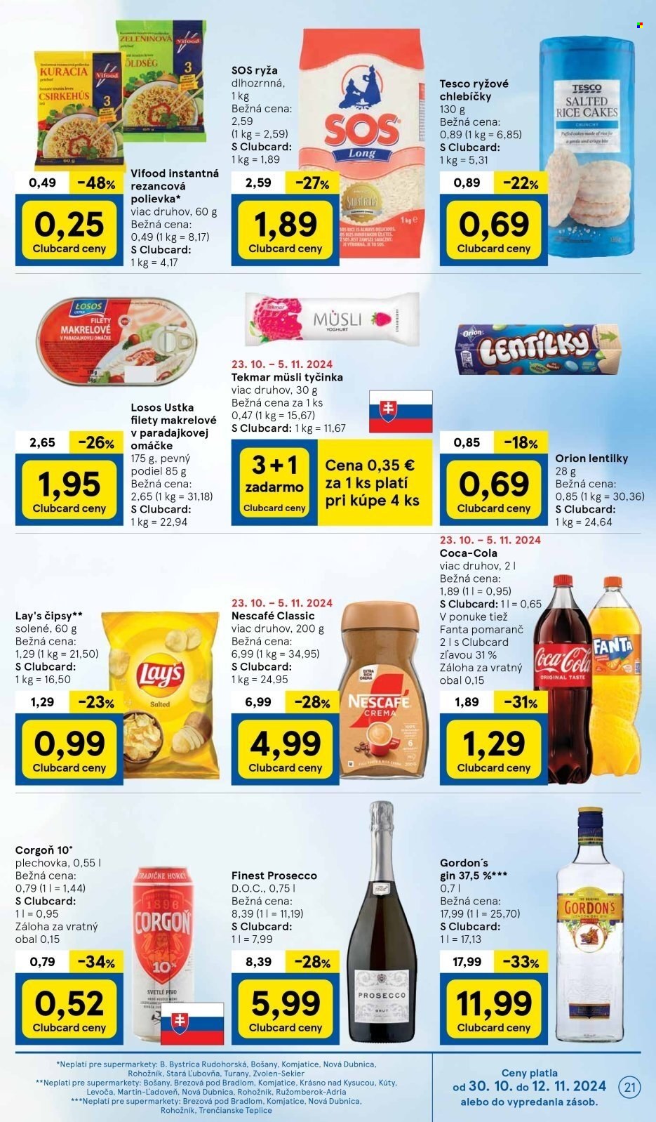 Leták TESCO supermarket - 30.10.2024 - 5.11.2024. Strana 21