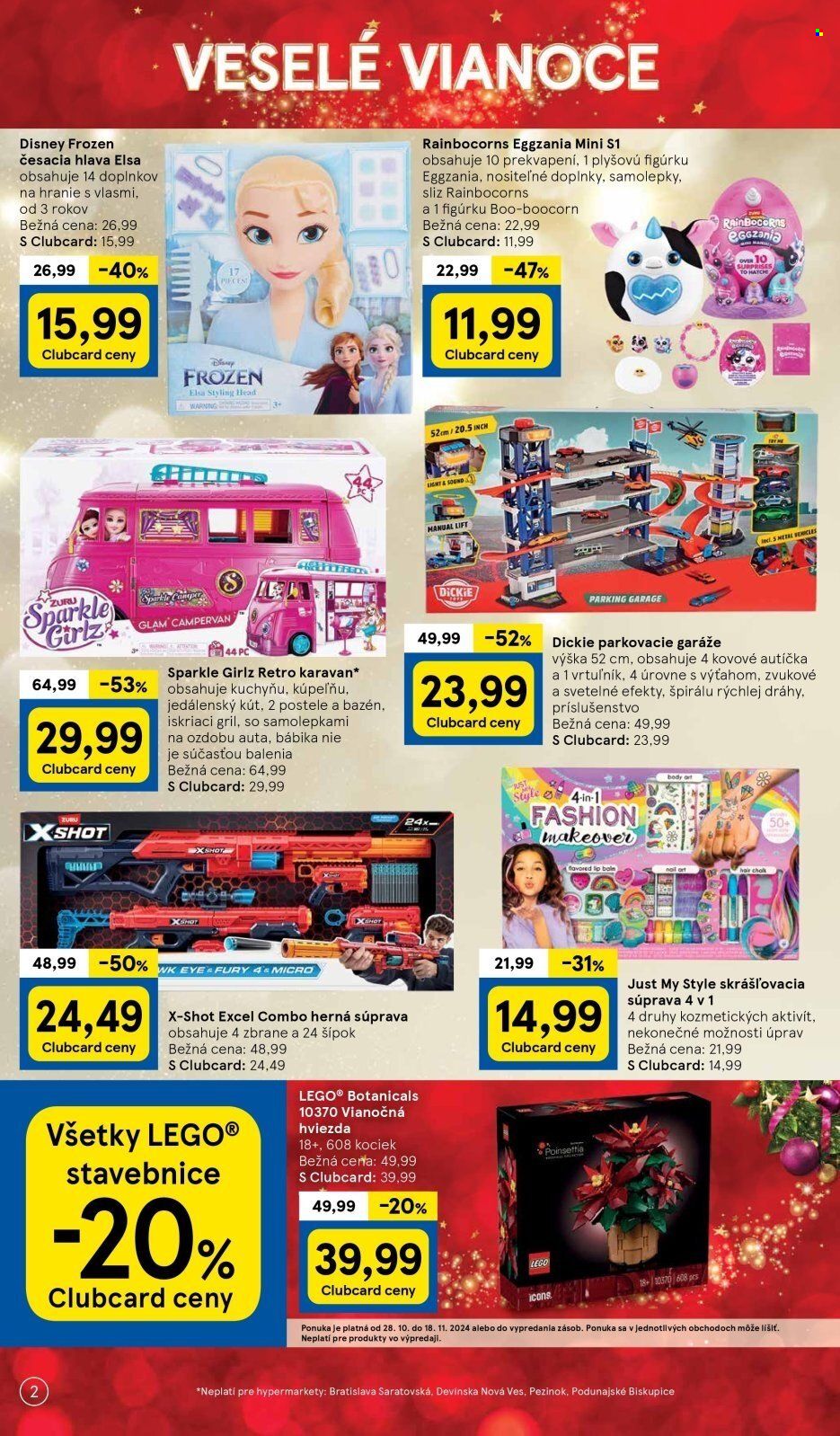 Leták TESCO hypermarket - 28.10.2024 - 18.11.2024. Strana 2