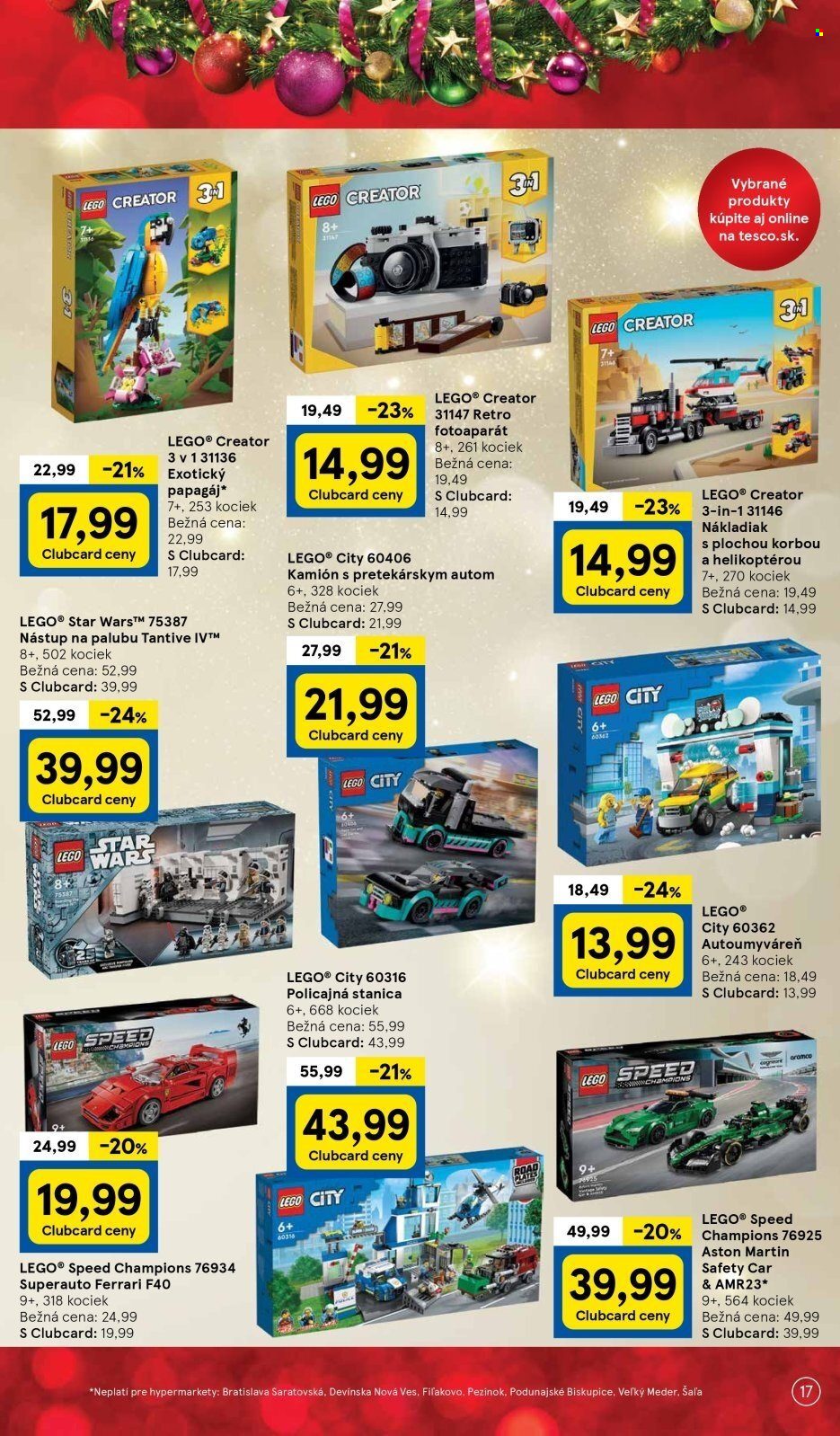 Leták TESCO hypermarket - 28.10.2024 - 18.11.2024. Strana 17