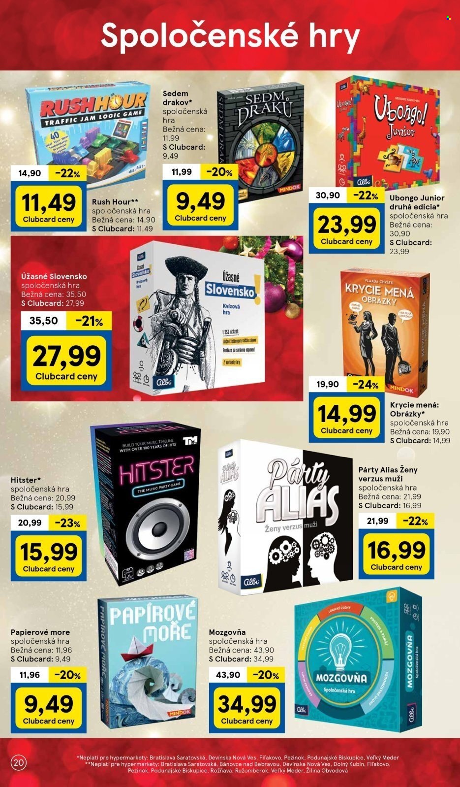 Leták TESCO hypermarket - 28.10.2024 - 18.11.2024. Strana 20