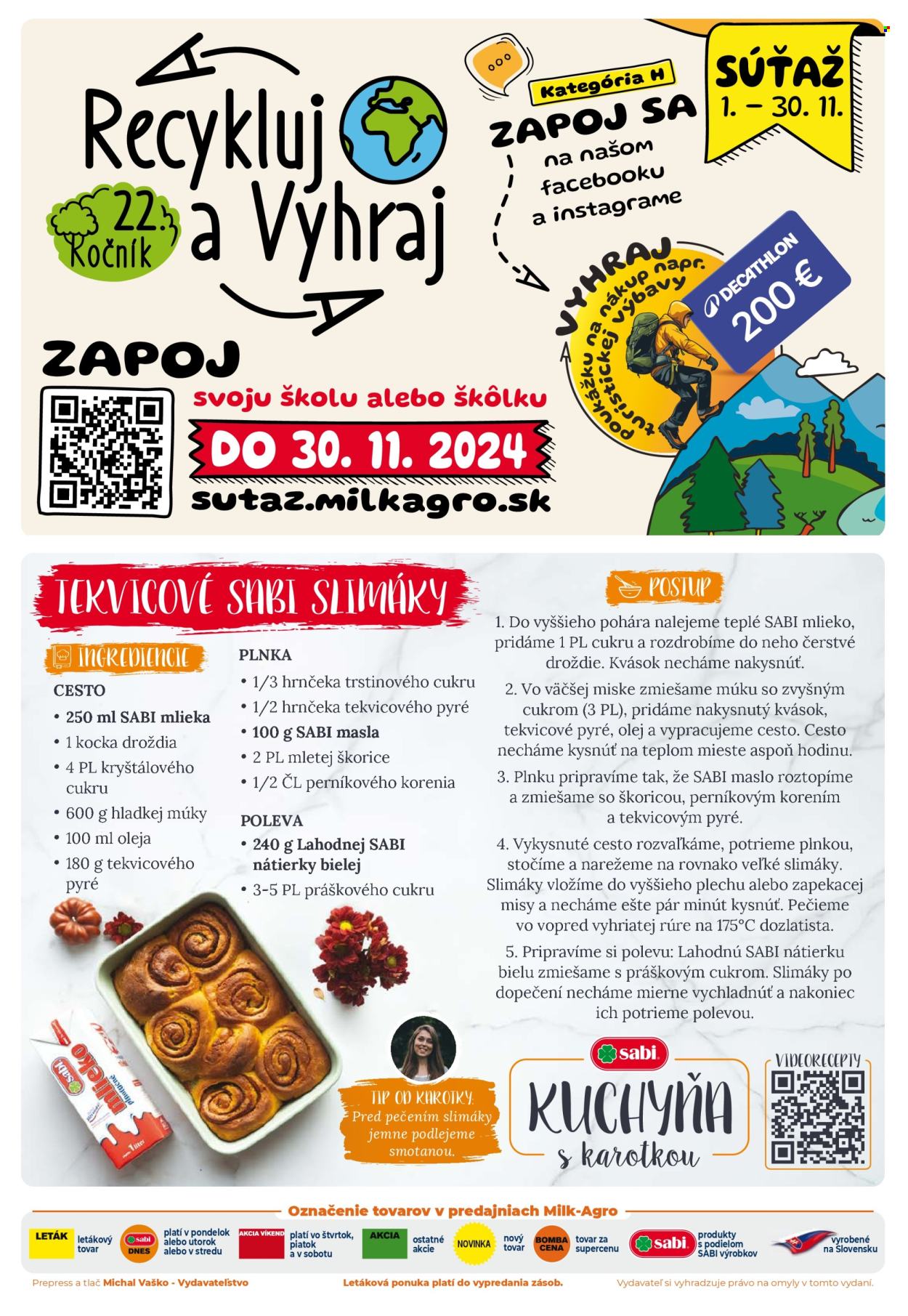 Leták Milk AGRO - 30.10.2024 - 12.11.2024. Strana 2
