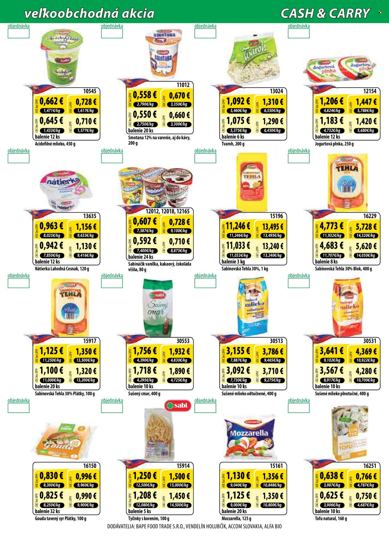 Leták Milk AGRO - 30.10.2024 - 12.11.2024. Strana 2