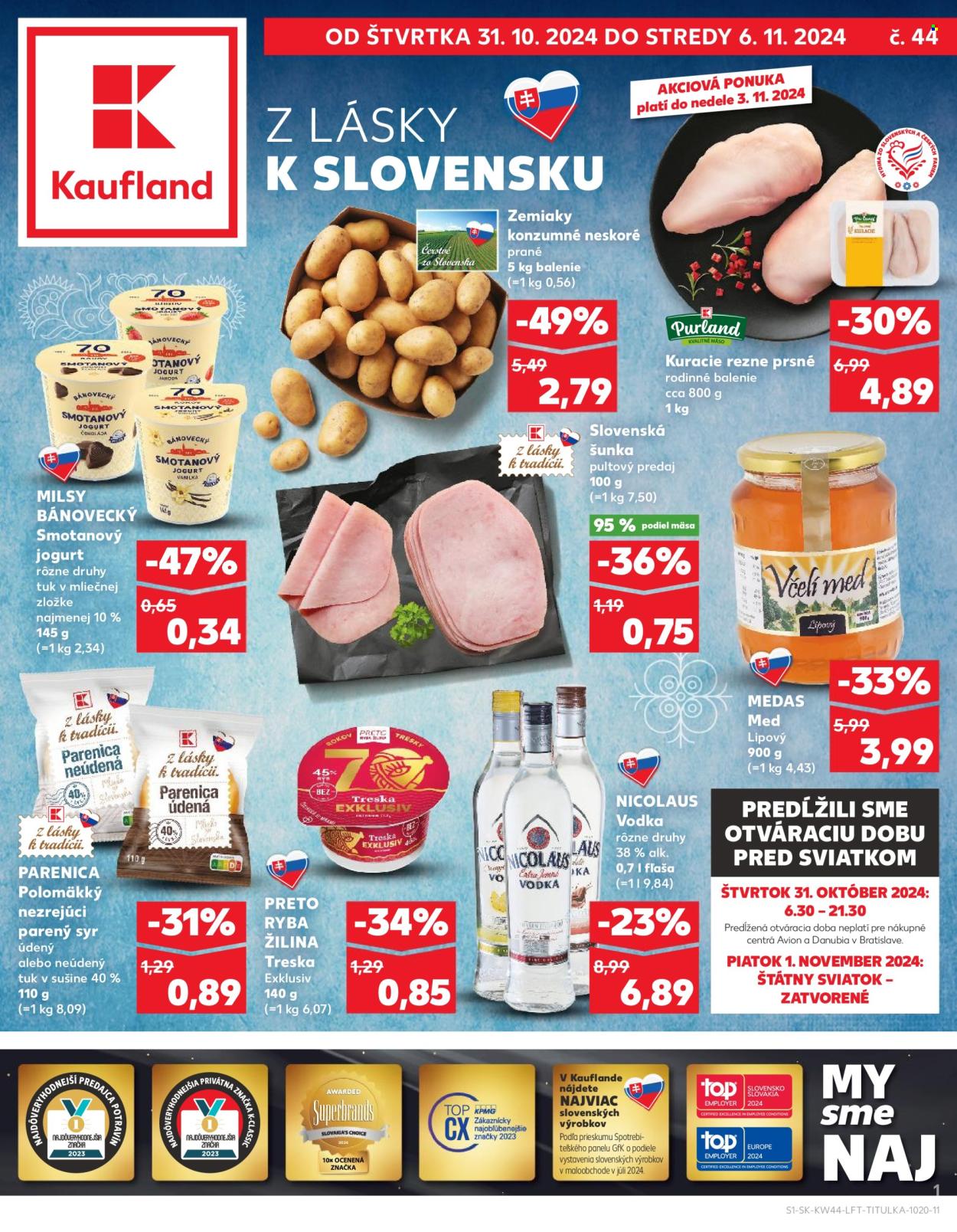 Leták Kaufland - 31.10.2024 - 6.11.2024. Strana 1