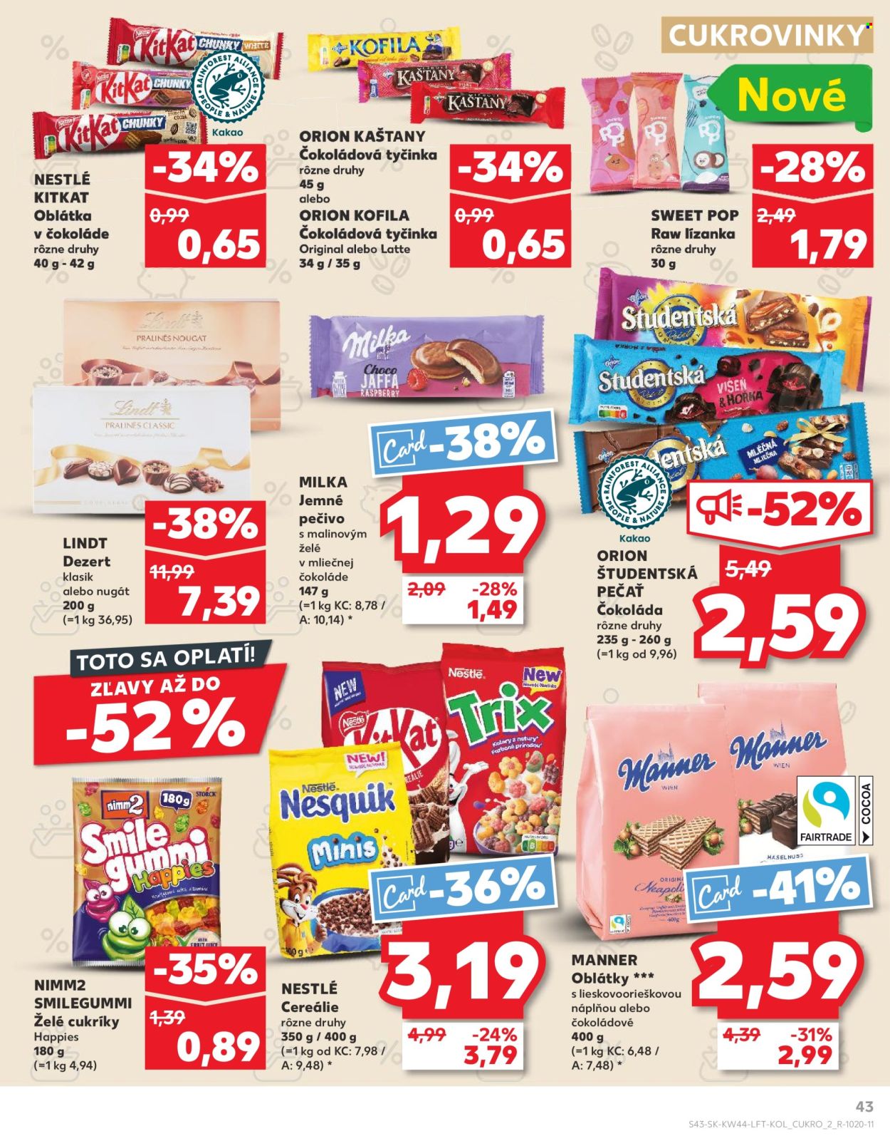 Leták Kaufland - 31.10.2024 - 6.11.2024. Strana 43