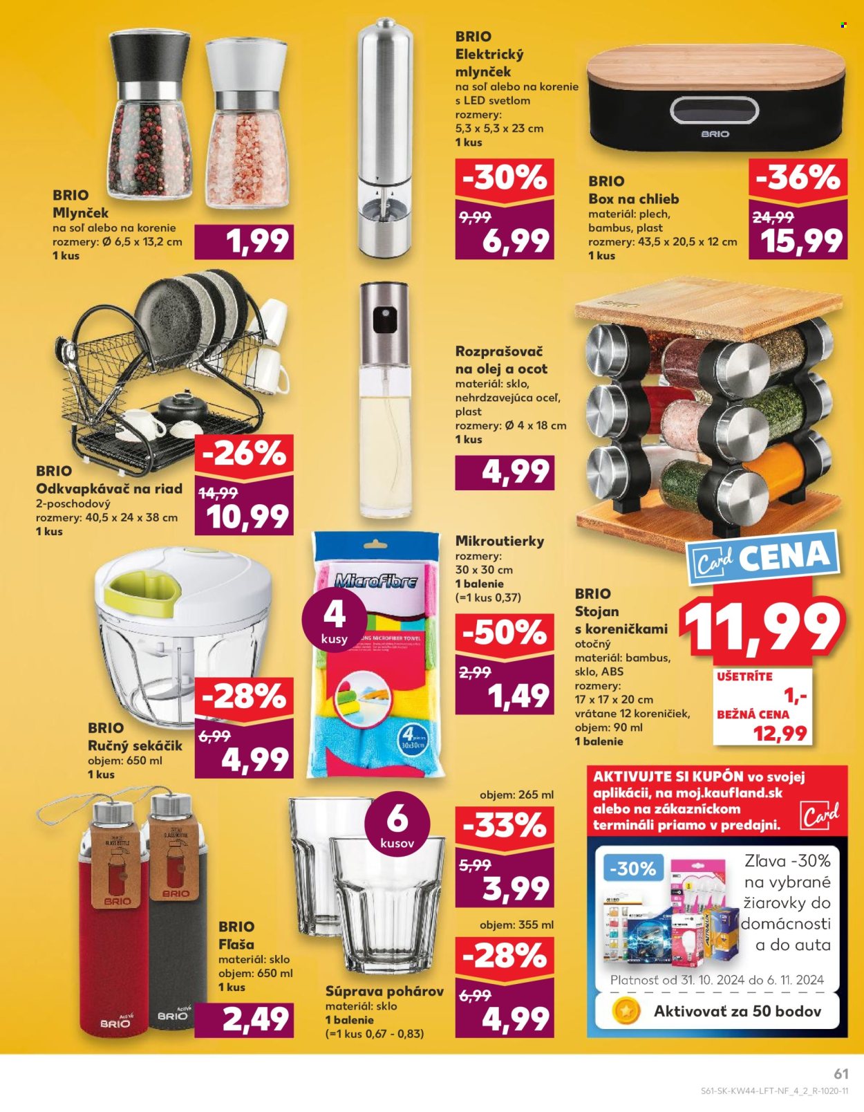 Leták Kaufland - 31.10.2024 - 6.11.2024. Strana 61