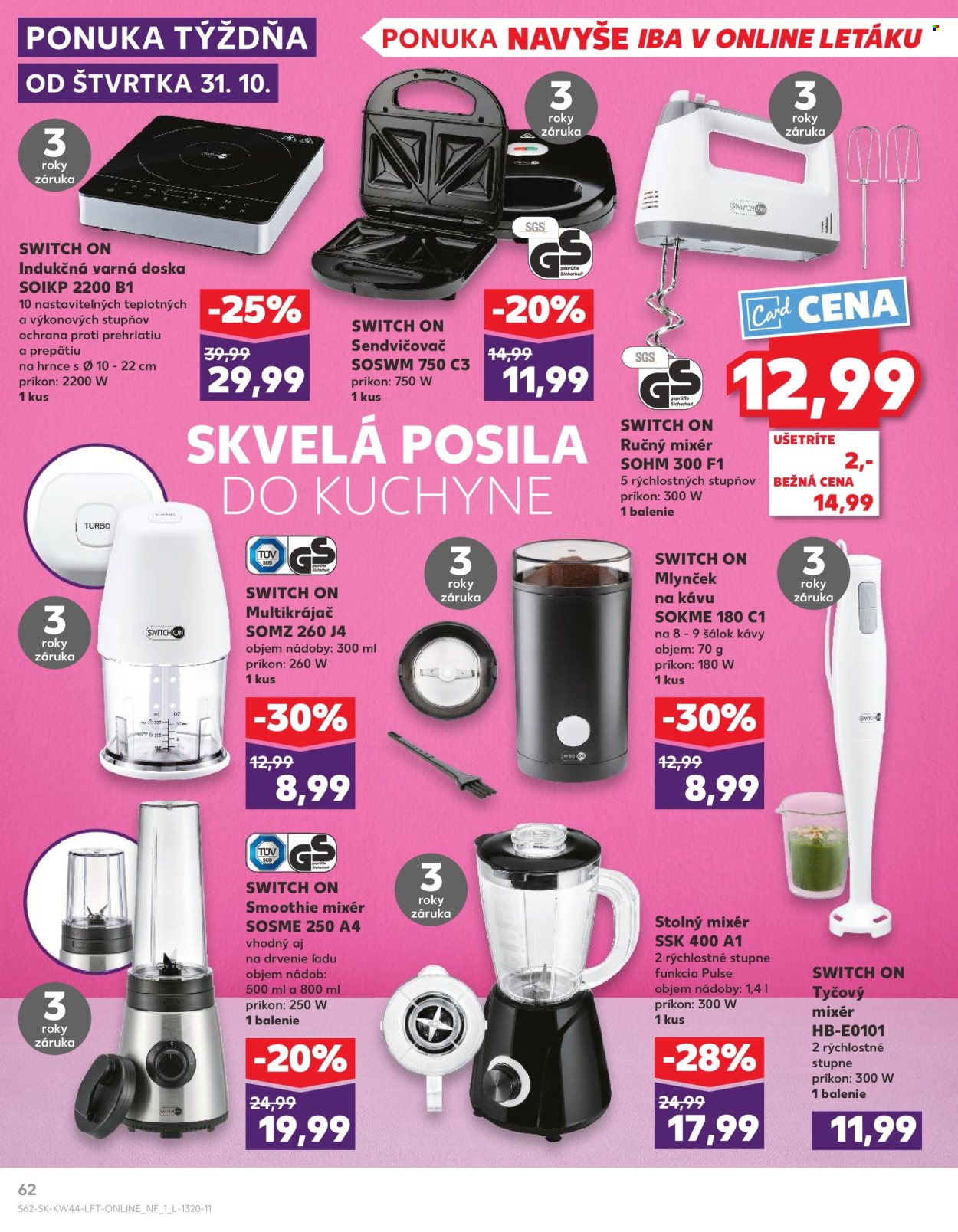 Leták Kaufland - 31.10.2024 - 6.11.2024. Strana 62