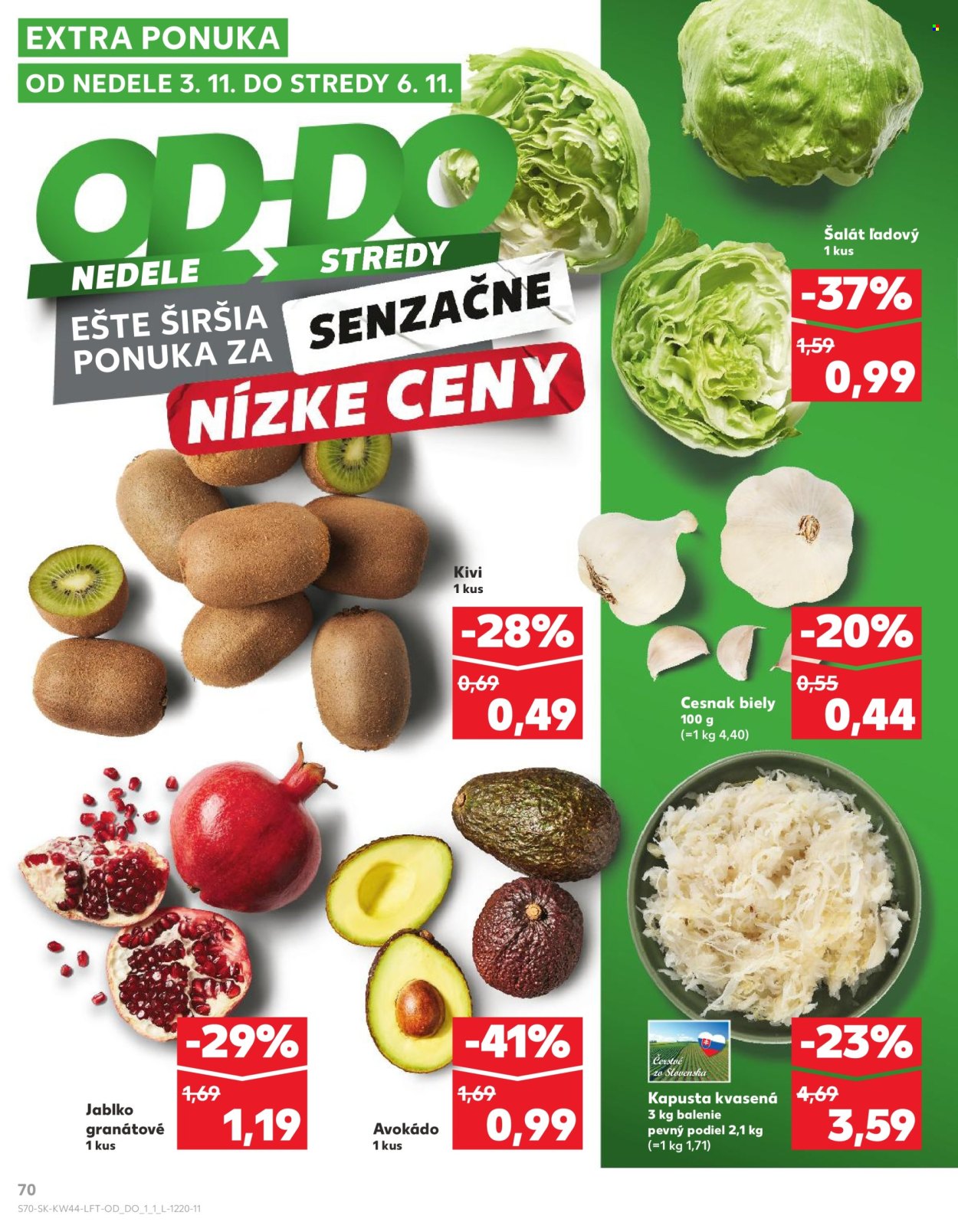Leták Kaufland - 31.10.2024 - 6.11.2024. Strana 70