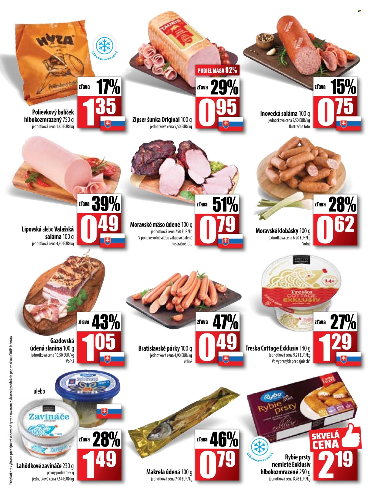 Leták COOP Jednota - 31.10.2024 - 13.11.2024. Strana 2