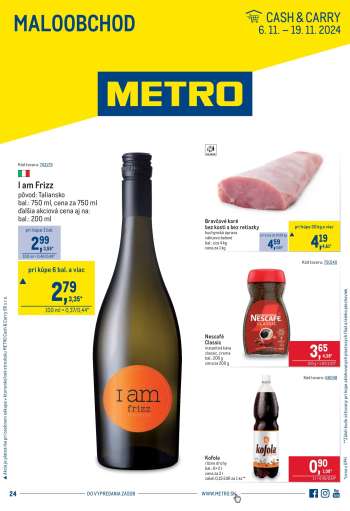 Leták Metro - 6.11.2024 - 19.11.2024.