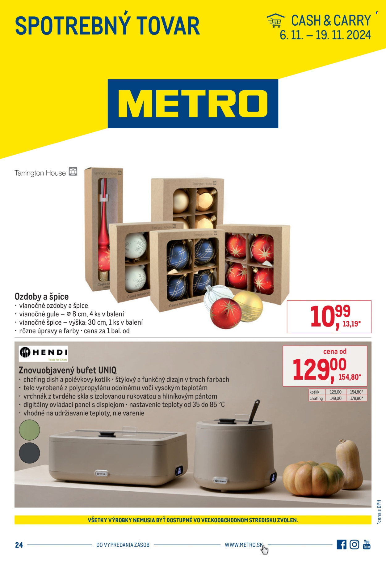 Leták Metro - 6.11.2024 - 19.11.2024. Strana 1