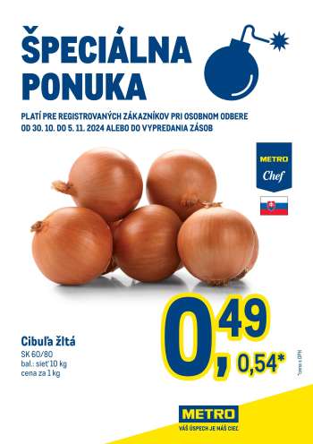 Leták Metro - 30.10.2024 - 5.11.2024.