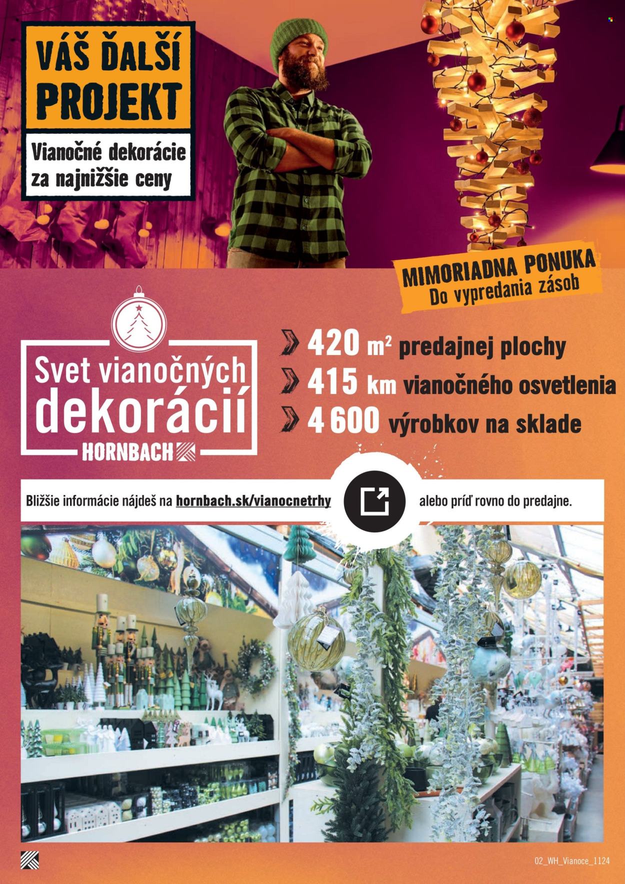 Leták Hornbach - 30.10.2024 - 13.11.2024. Strana 2