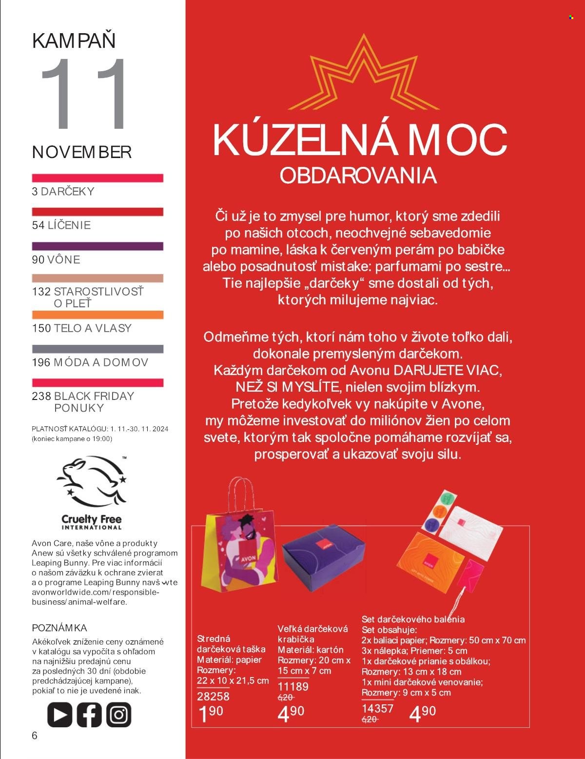 Leták Avon - 1.11.2024 - 30.11.2024. Strana 6