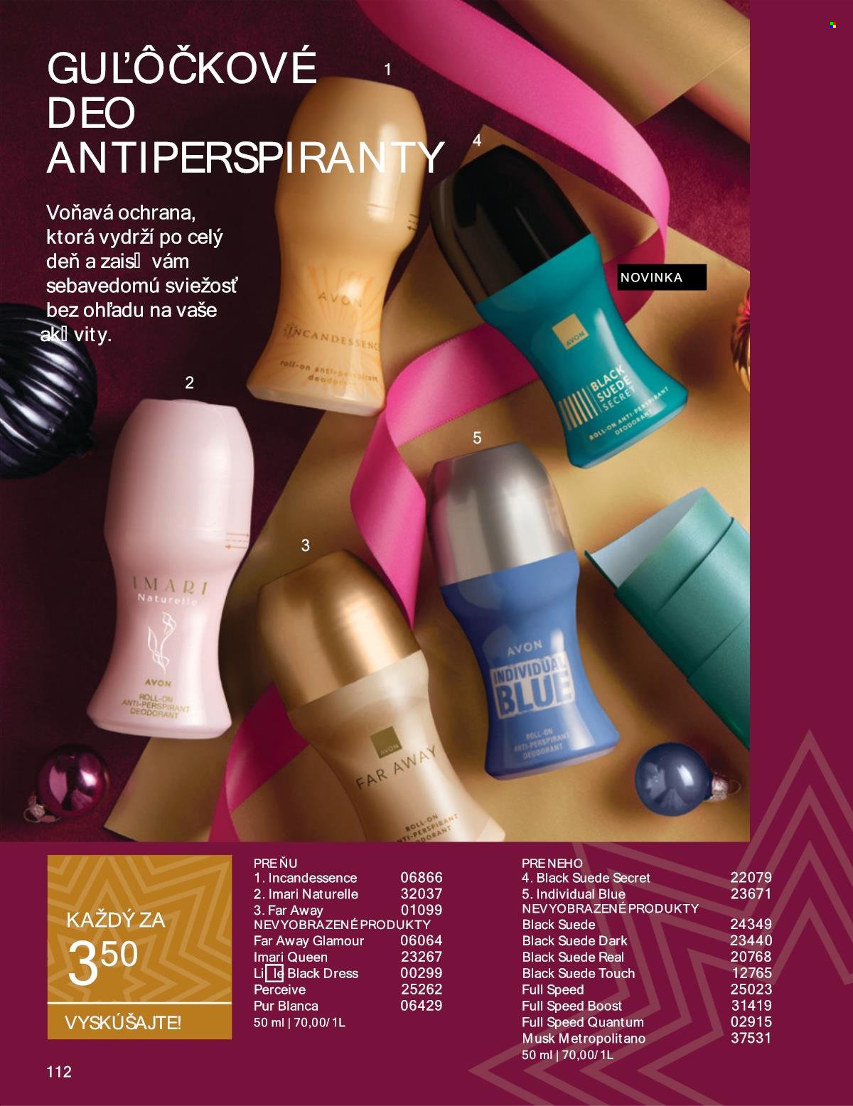 Leták Avon - 1.11.2024 - 30.11.2024. Strana 112