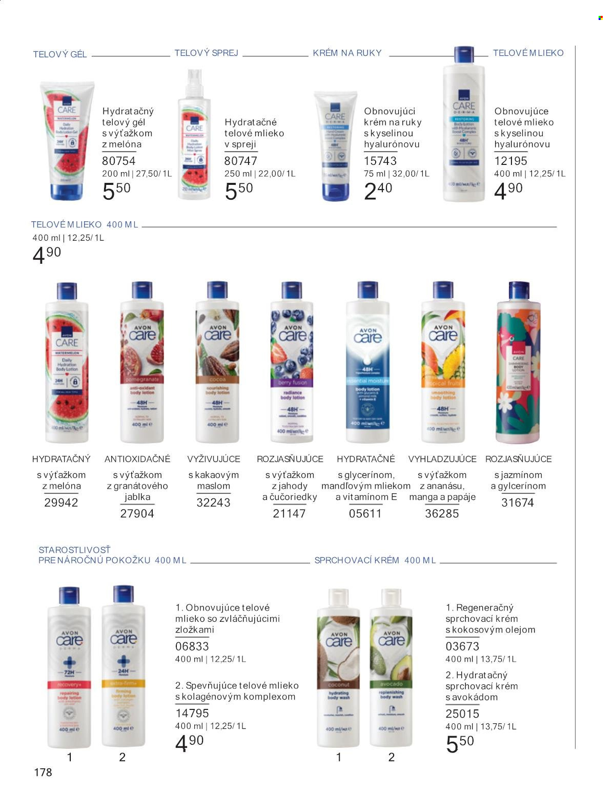 Leták Avon - 1.11.2024 - 30.11.2024. Strana 178