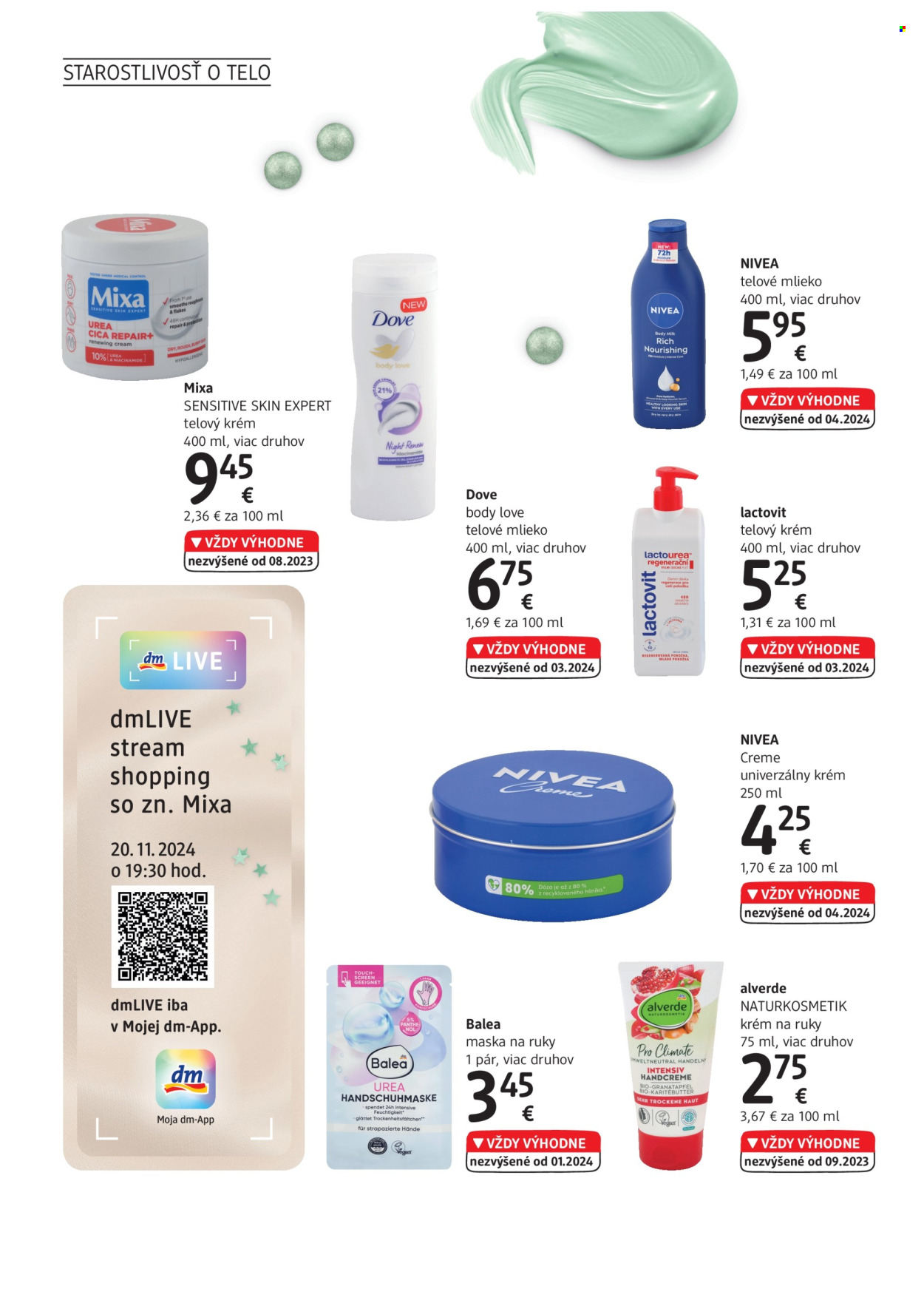 Leták dm drogerie - 1.11.2024 - 30.11.2024. Strana 12