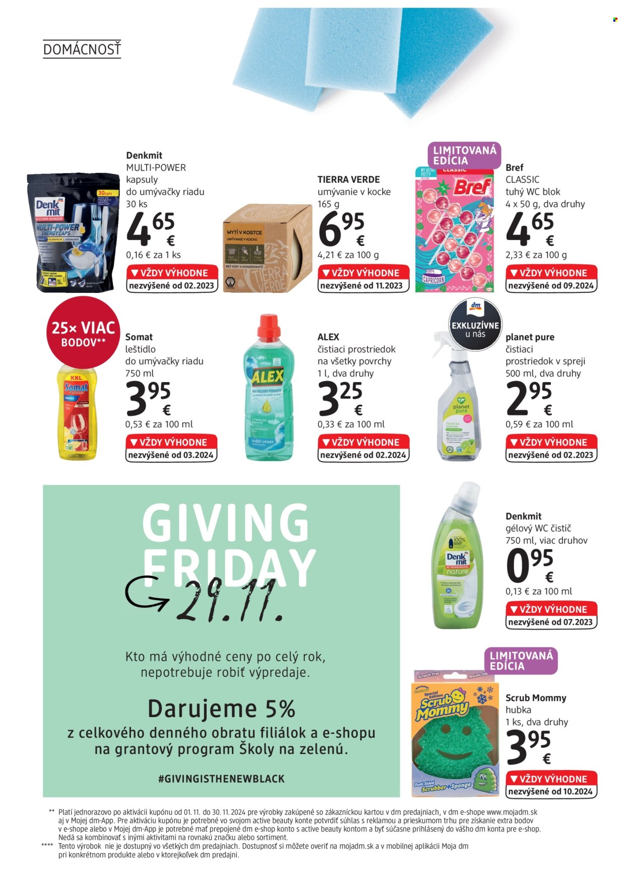 Leták dm drogerie - 1.11.2024 - 30.11.2024. Strana 30