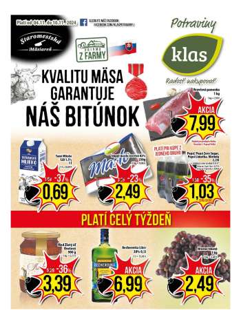 Leták Klas - 4.11.2024 - 10.11.2024.