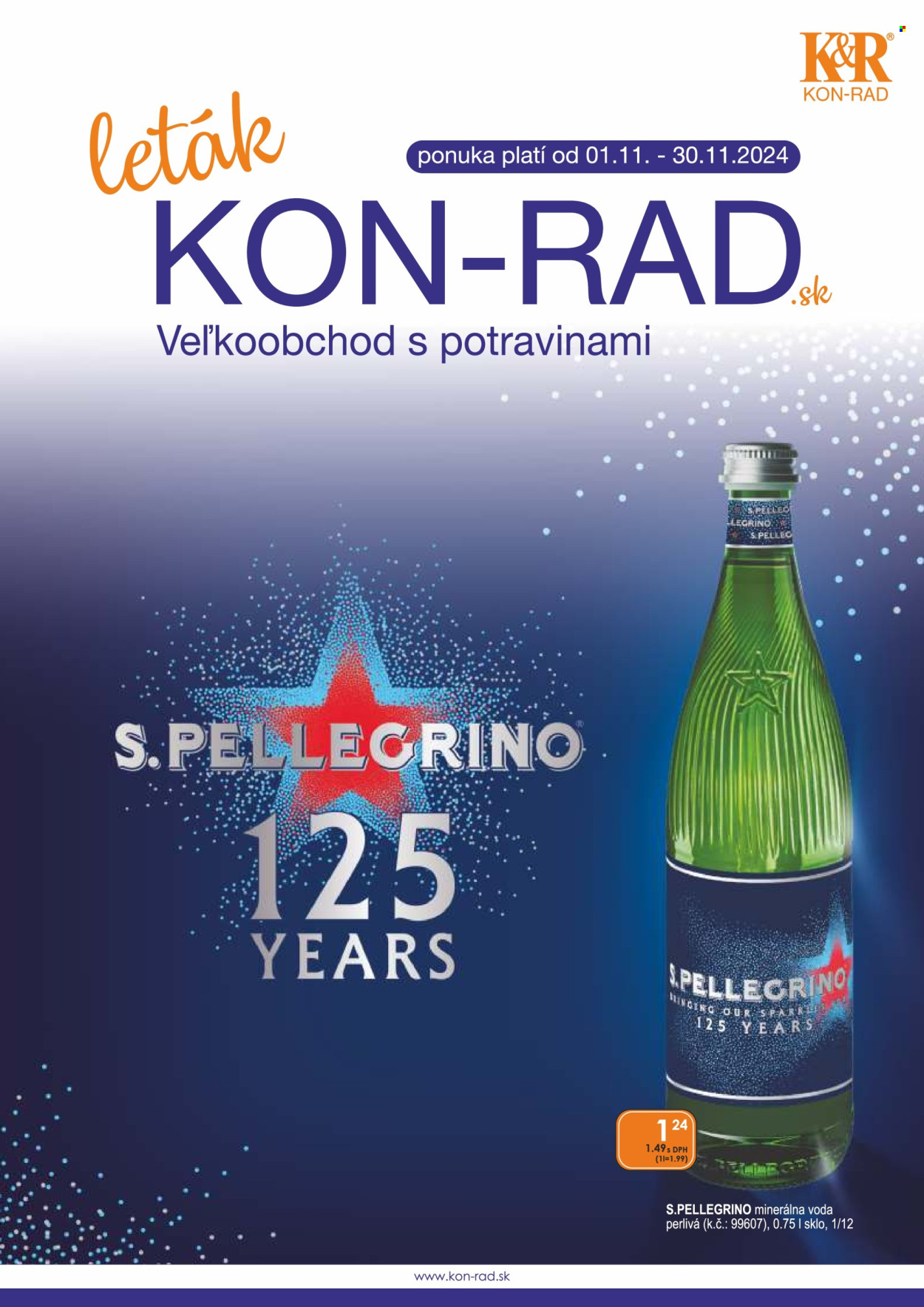 Leták KON-RAD - 1.11.2024 - 30.11.2024. Strana 1