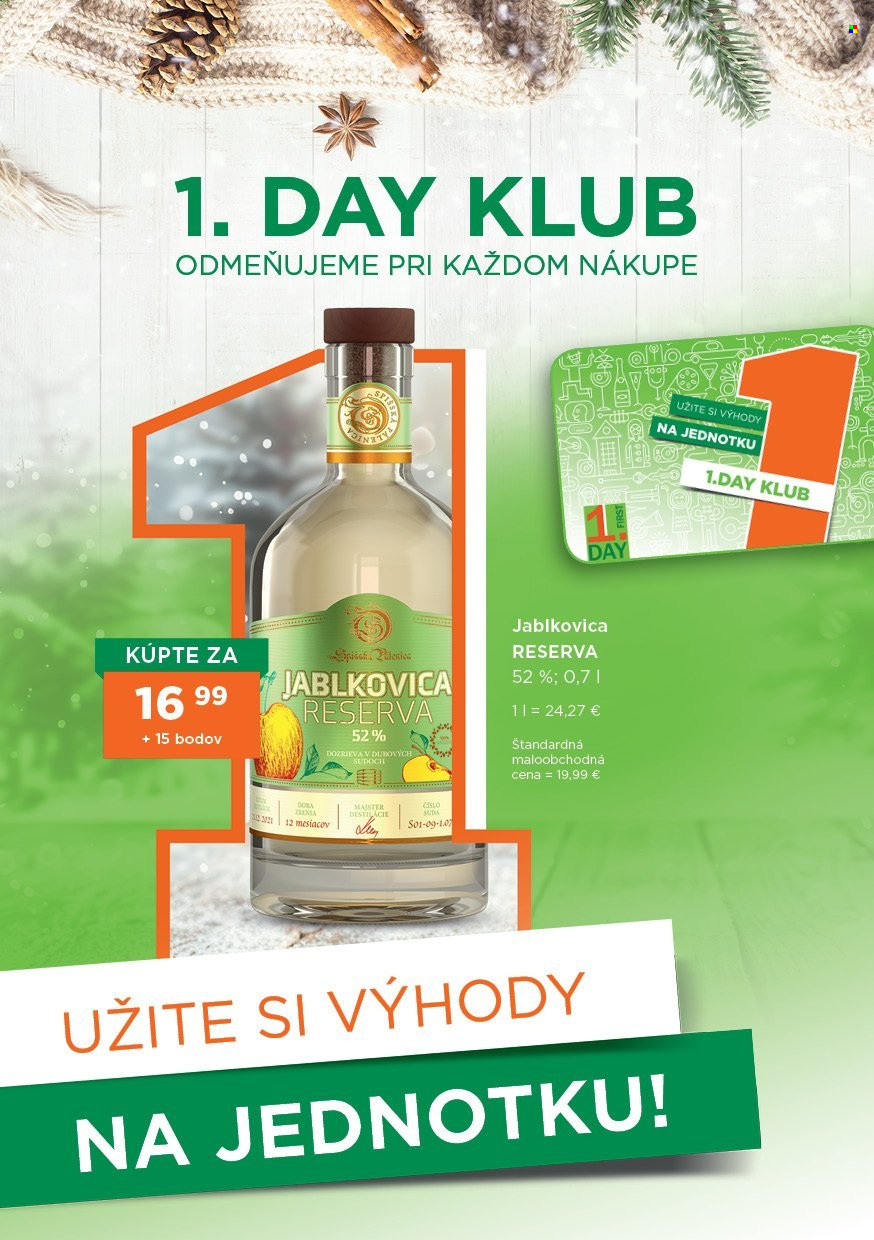 Leták 1Day - 1.11.2024 - 31.1.2025. Strana 1