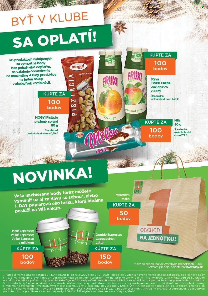 Leták 1Day - 1.11.2024 - 31.1.2025. Strana 8