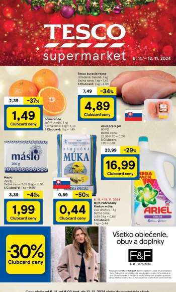 Leták TESCO supermarket - 6.11.2024 - 12.11.2024.