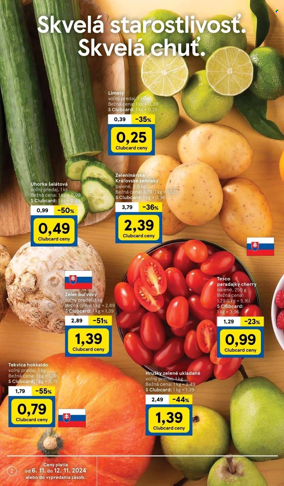 Leták TESCO supermarket - 6.11.2024 - 12.11.2024. Strana 2