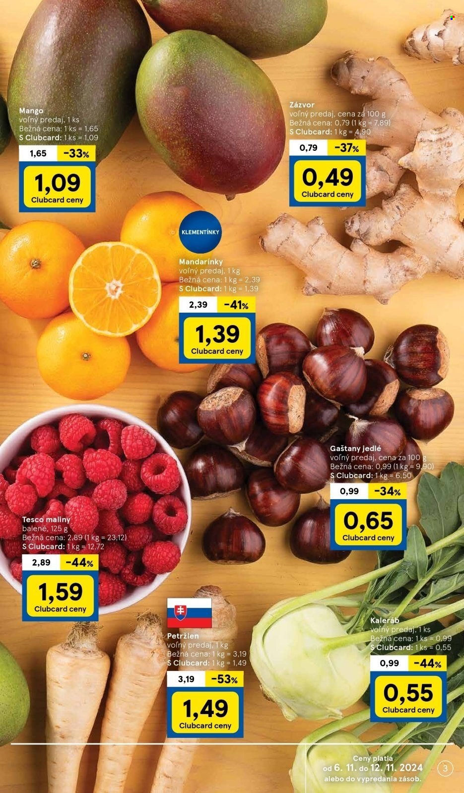 Leták TESCO supermarket - 6.11.2024 - 12.11.2024. Strana 3