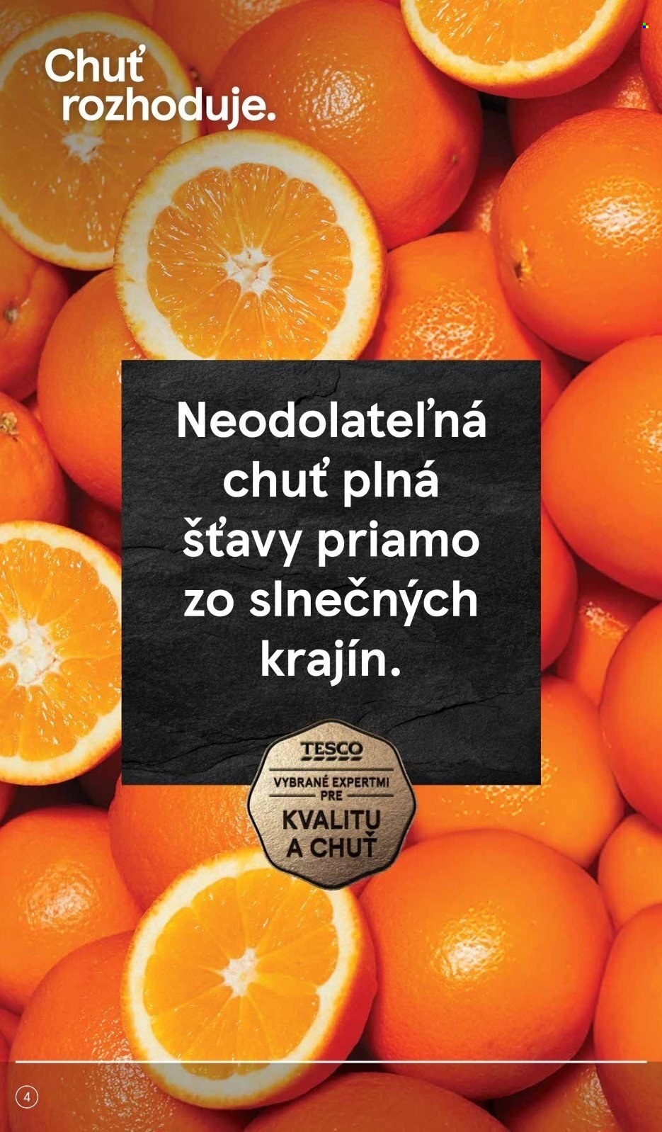 Leták TESCO supermarket - 6.11.2024 - 12.11.2024. Strana 4